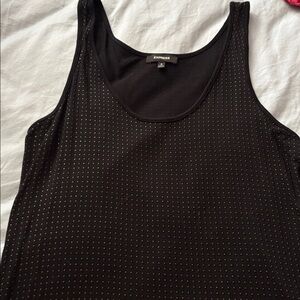 Express Black Studded Textured Sleeveless Tank Top size small women’s NWOT